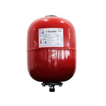 Vas expansiune termic Fornello 8 litri, vertical culoare rosu, presiune maxima 10 bar, membrana EPDM Vas expansiune termic Fornello 8 litri, vertical culoare rosu, presiune maxima 10 bar, membrana EPDM